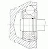 Фото Шарнирный комплект, приводной вал 21248 Gkn-Spidan