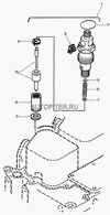 Фото Форсунка топливная (4BT,6BT) резьба 12 мм СР 3802048 Cummins