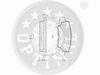 Фото Комплект тормозных колодок, дисковый тормоз 12121 Optimal