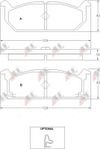 Фото Комплект тормозных колодок, дисковый тормоз 36189 Abs