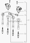 Фото Провод высокого напряжения для Geely EMGRAND EC7 2011-2016 1016050266 Geely