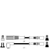 Фото Przewody wysokiego napiД™cia, komplet 73664 Intermotor