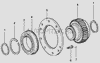 Фото Лимб подшипника приводной шестерни делителя КПП 16138 Faw