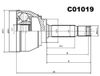 Фото Шрус, SANGSIN BRAKE, Hi-Q, C01019 C01019 Sangsin