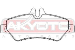 Колодки тормозные задние дисковые к-кт для Mercedes Benz Sprinter (906) 2006-2018 akd0697 Akyoto