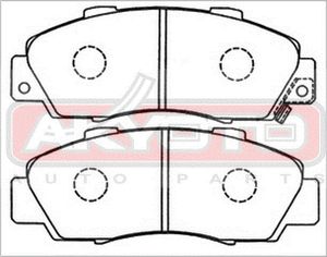 олодки тормозные дисковые передние AKD8254 Akyoto