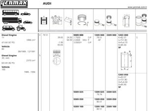 Поршень для Seat Cordoba 1996-1999
