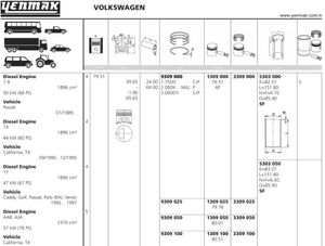 Поршень для Seat Cordoba 1996-1999