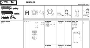 К-кт поршней для Citroen Berlingo(FIRST) (M59) 2002-2012