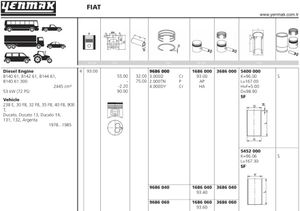 Гильза для Lancia Thema 1992-1994