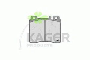 Комплект тормозных колодок, дисковый тормоз