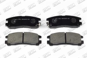 Колодки тормозные задние дисковые к-кт для Mitsubishi Eclipse IV (DK) 2005-2012 BP000955 Sfec