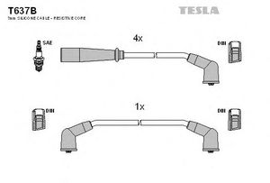 Комплект проводов зажигания T637B Tesla