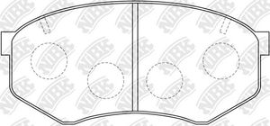 Колод. торм. диск. NiBK PN1246