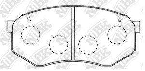 Колод. торм. диск. NiBK PN1246