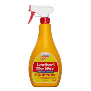 Полироль универсальный Kangaroo Leather & Tire Wax суперблеск триггер/ 500 мл.