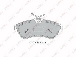 Комплект тормозных колодок BD2205 Lynx