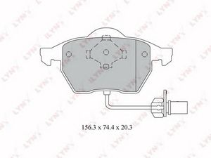 Комплект тормозных колодок BD3024 Lynx