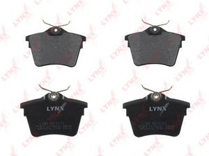 Колодки тормозные задние дисковые к-кт для Citroen C5 2008> bd6111 Lynx