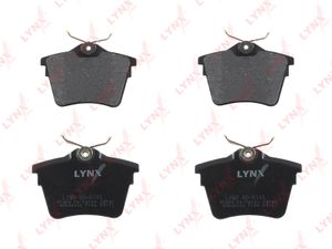 Колодки тормозные задние дисковые к-кт для Citroen C5 2008> bd6111 Lynx