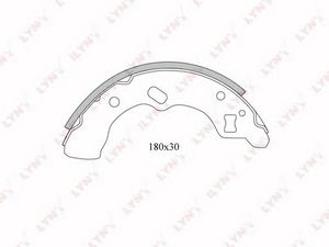 Колодки барабанные к-кт для Mazda 323 (BA) 1994-1998 bs5102 Lynx