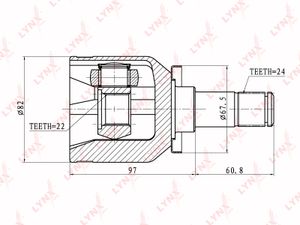 Шарнирный комплект ci4601 Lynx