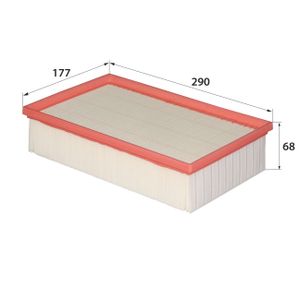 Фильтр воздушный AUDI A3/VOLKSWAGEN GOLF/SEAT LEON a1058e Rb-Exide