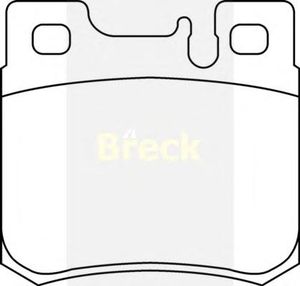 Комплект тормозных колодок, дисковый тормоз