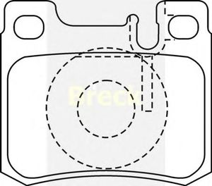 Комплект тормозных колодок, дисковый тормоз