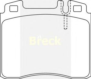 Комплект тормозных колодок, дисковый тормоз