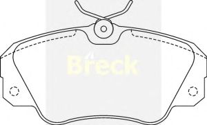 Комплект тормозных колодок, дисковый тормоз
