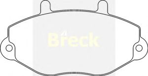 Комплект тормозных колодок, дисковый тормоз