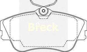 Комплект тормозных колодок, дисковый тормоз