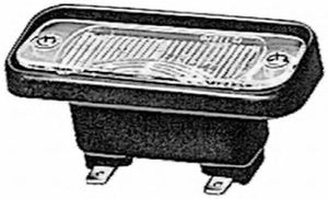 Фонарь освещения номерного знака 2KA 005 049-008 Hella