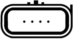 Расходомер воздуха (массметр) для Citroen Jumper 250 2006> 8ET 009 142-581 Hella
