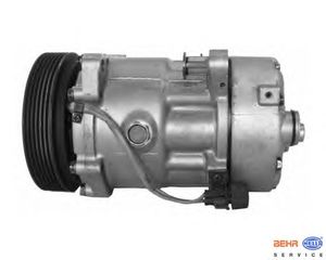 Компрессор, кондиционер 8FK 351 127-681 Hella