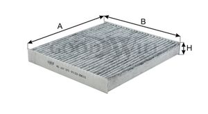 Фильтр салонный. угольный (См. стандартный AG 512 CF) ag167cfc Goodwill