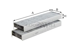 Фильтр салонный., см. стандартный AG 297 2K CF ag2962kcfc Goodwill