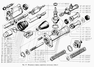 Цилиндр сцепления УАЗ-452 главный 4521602300 Уаз