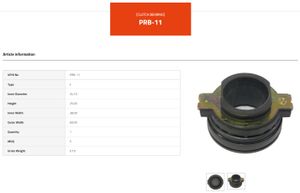 Подшипник выжимной PRB-11 PRB11 Valeo