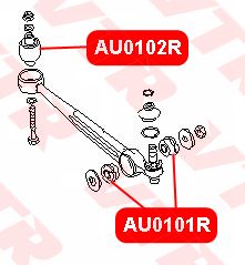Сайлентблок переднего рычага внутренний для Audi V8 1988-1994