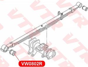 Втулка (сайлентблок) заднего стабилизатора для VW Amarok 2010> vw0802r Vtr