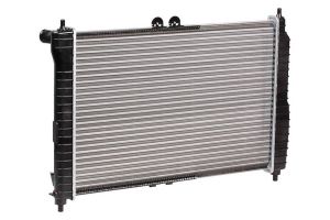 Радиатор охл. для а/м Chevrolet Aveo (05-) 1.2i/1.4i MT A/C+ (сборный) (LRc CHAv05125)