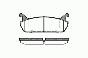Комплект тормозных колодок, дисковый тормоз 0329 00 Kawe