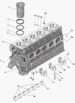 уплотнение 3007442 (ОРИГИНАЛ 100%) 3007442 Cummins