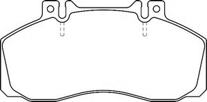 Комплект тормозных колодок, дисковый тормоз