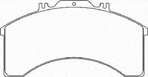 Комплект тормозных колодок, дисковый тормоз
