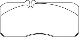 Комплект тормозных колодок, дисковый тормоз