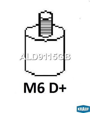 Генератор 130Amp ALD9115GB Krauf