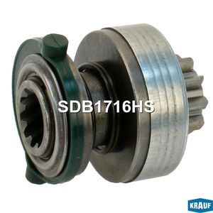 Привод с механизмом свободного хода, стартер SDB1716HS Krauf